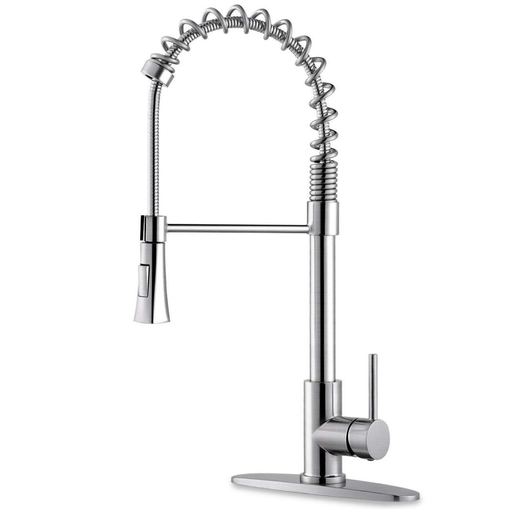 single-lever-pull-down-kitchen-sink-faucets-spring-brushed-nickel-pull