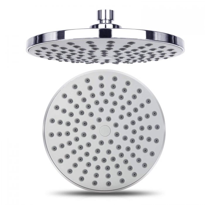 Remove term: 8-inch Rainfall Round Adjustable Angle Showerhead High Pressure Saving Water Shower Heads Drenching Fixed Mount-Polished Chrome 8-inch Rainfall Round Adjustable Angle Showerhead High Pressure Saving Water Shower Heads Drenching Fixed Mount-Polished Chrome