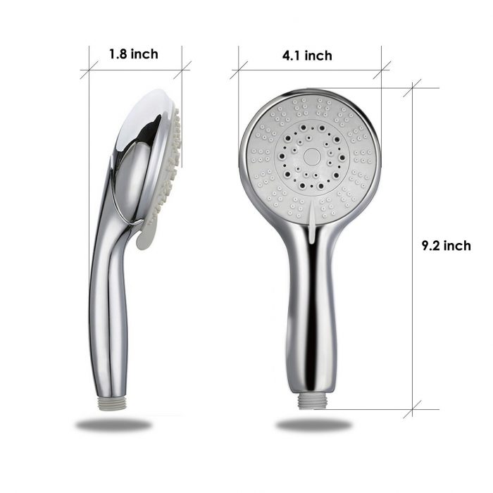 Handheld shower head set Pressurized multi-function five-speed water ABS water-saving shower head