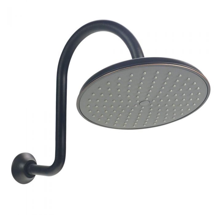 9 Inch Rainfall Shower Head with Shower Arm,Fixed Showerheads Set Wall Mounted,Oil Rubbed Bronze