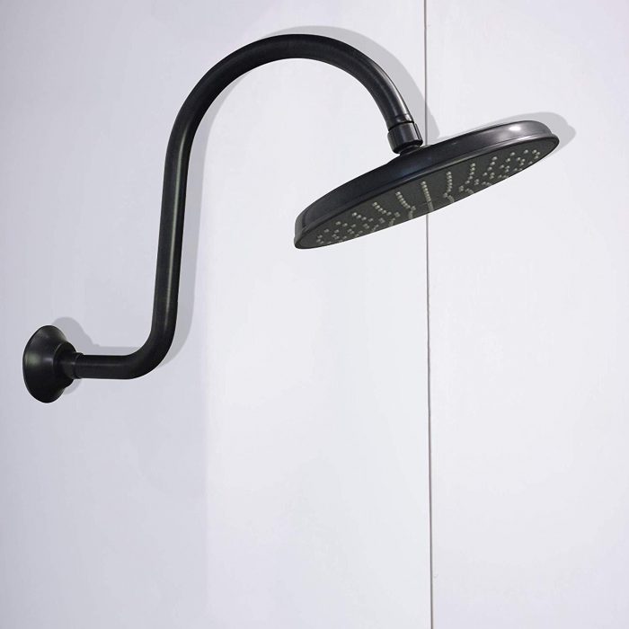 9 Inch Rainfall Shower Head with Shower Arm,Fixed Showerheads Set Wall Mounted,Oil Rubbed Bronze
