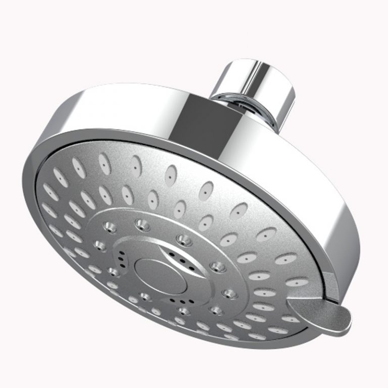 Shower Head High Pressure 4 Inch Showerhead 5setting Adjustable Shower