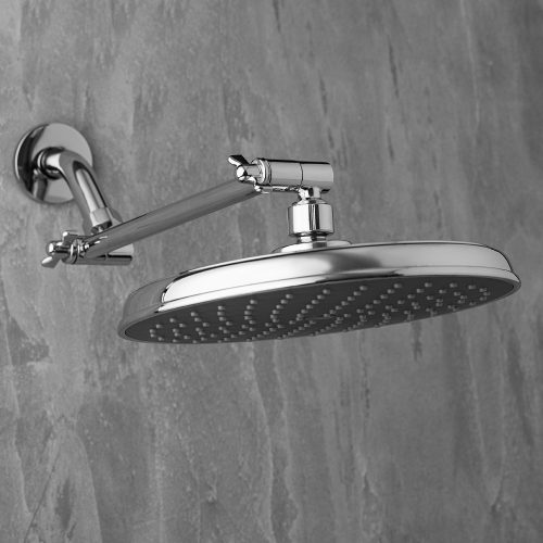 Accessories Awsso Faucet, Rainfall Shower Head With Adjustable Arm